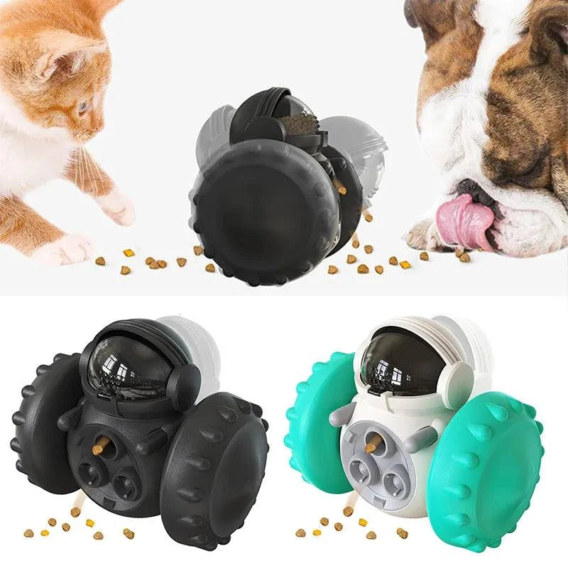 Interactive Pet Treat Leaking Toy - Slow Feeder Dispenser for Dogs and Cats - Home Fads 