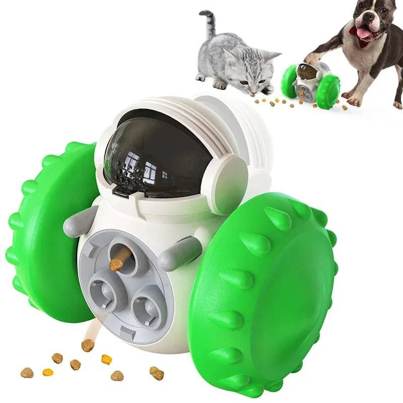 Interactive Pet Treat Leaking Toy - Slow Feeder Dispenser for Dogs and Cats - Home Fads 