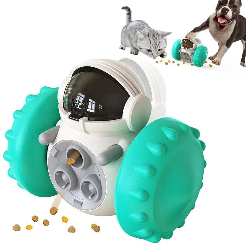 Interactive Pet Treat Leaking Toy - Slow Feeder Dispenser for Dogs and Cats - Home Fads 