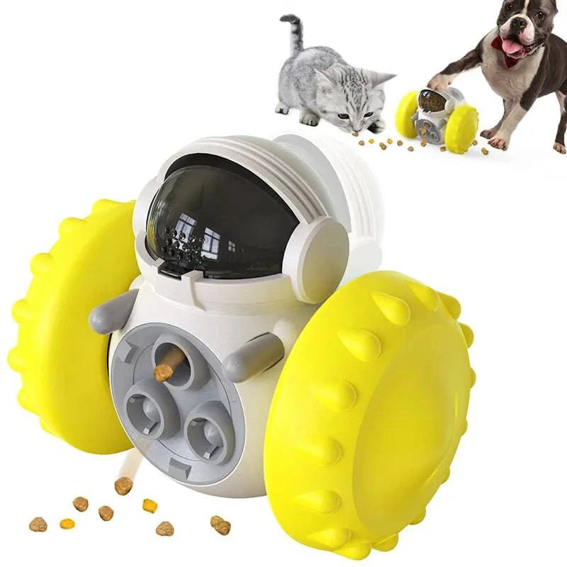 Interactive Pet Treat Leaking Toy - Slow Feeder Dispenser for Dogs and Cats - Home Fads 