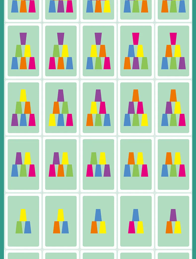 Interactive Stack Cup Speed Game for Kids and Adults - Educational Toy Set - Home Fads 