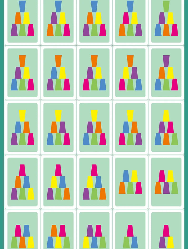 Interactive Stack Cup Speed Game for Kids and Adults - Educational Toy Set - Home Fads 