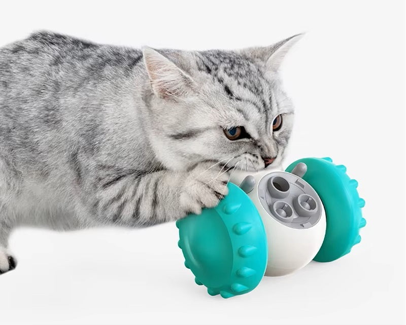 Interactive Treat Dispenser & Slow Feeder for Dogs and Cats – Puzzle Enrichment Toy - Home Fads 