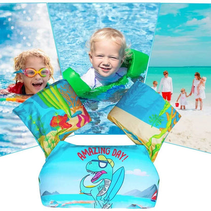 Kids Cartoon Swimming Armband Vest – Safe and Durable Floatation Aid for Children Ages 2–6 (14–25kg) - Home Fads 