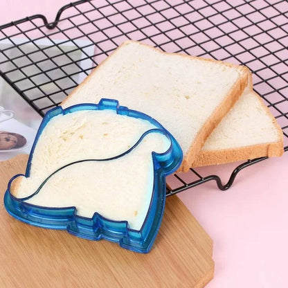 Kids Sandwich Cutter and Bread Mold Set - Fun Shapes for Bento Lunch Boxes - Home Fads 