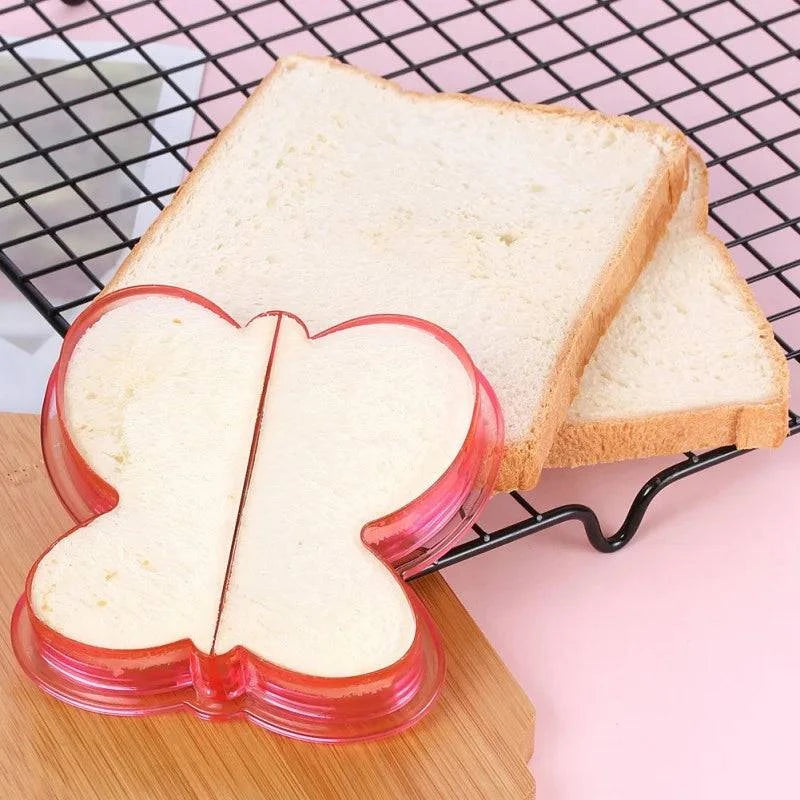 Kids Sandwich Cutter and Bread Mold Set - Fun Shapes for Bento Lunch Boxes - Home Fads 