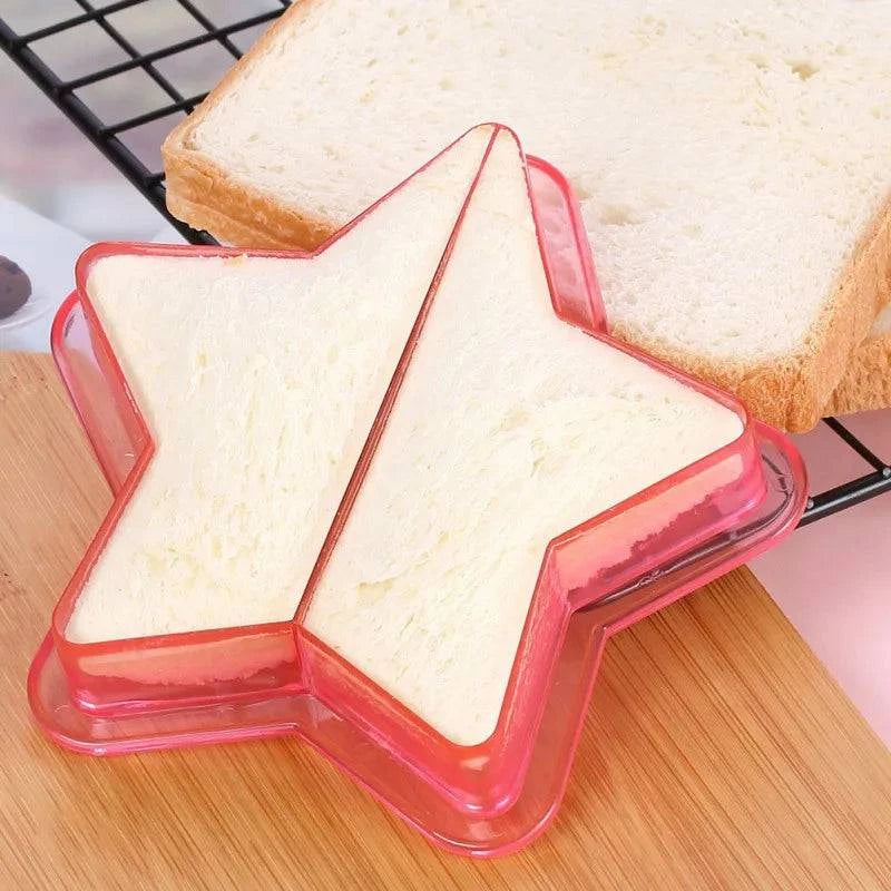 Kids Sandwich Cutter and Bread Mold Set - Fun Shapes for Bento Lunch Boxes - Home Fads 
