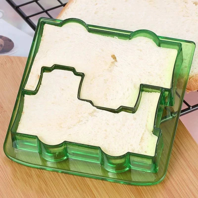 Kids Sandwich Cutter and Bread Mold Set - Fun Shapes for Bento Lunch Boxes - Home Fads 