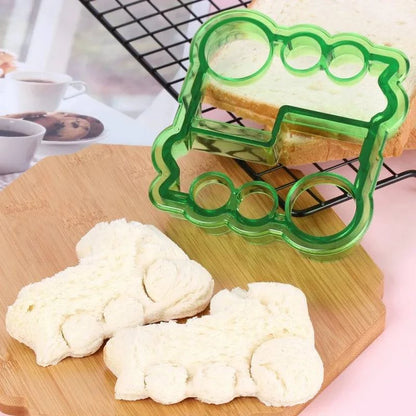 Kids Sandwich Cutter and Bread Mold Set - Fun Shapes for Bento Lunch Boxes - Home Fads 