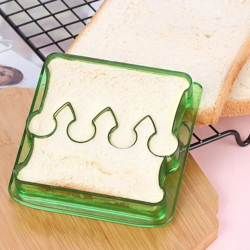 Kids Sandwich Cutter and Bread Mold Set - Fun Shapes for Bento Lunch Boxes - Home Fads 