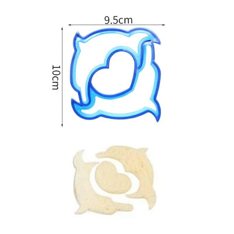 Kids Sandwich Cutter and Bread Mold Set - Fun Shapes for Bento Lunch Boxes - Home Fads 