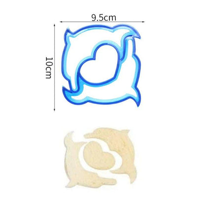 Kids Sandwich Cutter and Bread Mold Set - Fun Shapes for Bento Lunch Boxes - Home Fads 
