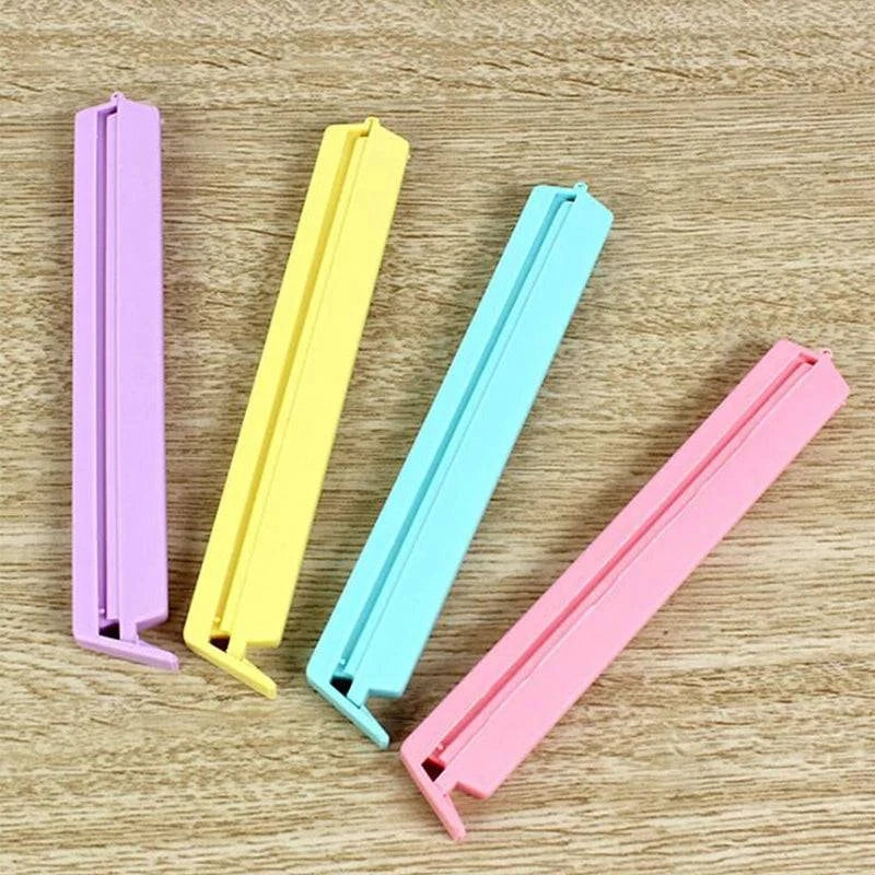 Kitchen Storage Food Snack Bag Sealing Clips - Set of 12 Plastic Clamp Tools - Home Fads 