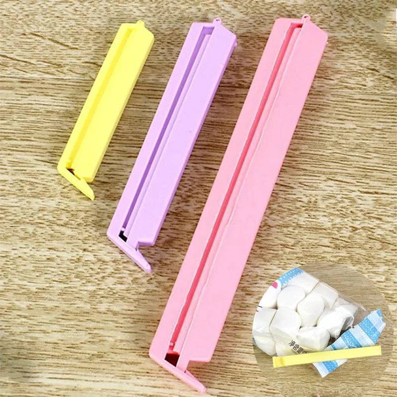 Kitchen Storage Food Snack Bag Sealing Clips - Set of 12 Plastic Clamp Tools - Home Fads 