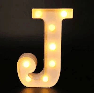 LED Alphabet Letter Lights - Stylish Illuminated Lamps for Bedrooms, Events, and Home Decoration - Home Fads 