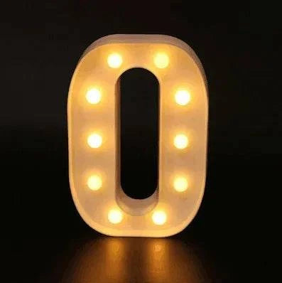 LED Alphabet Letter Lights - Stylish Illuminated Lamps for Bedrooms, Events, and Home Decoration - Home Fads 