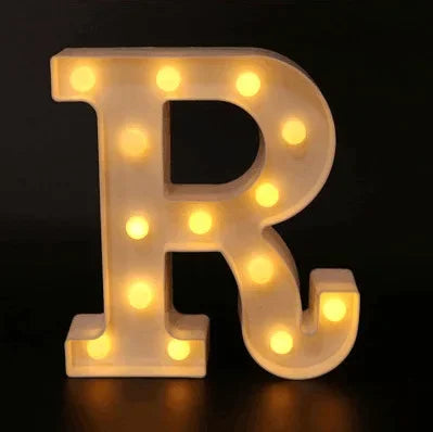 LED Alphabet Letter Lights - Stylish Illuminated Lamps for Bedrooms, Events, and Home Decoration - Home Fads 