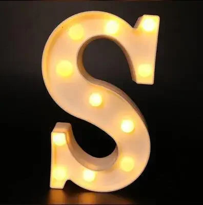 LED Alphabet Letter Lights - Stylish Illuminated Lamps for Bedrooms, Events, and Home Decoration - Home Fads 
