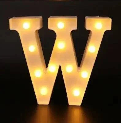LED Alphabet Letter Lights - Stylish Illuminated Lamps for Bedrooms, Events, and Home Decoration - Home Fads 