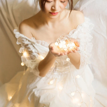 LED Ball String Lights – USB/Battery-Powered Garland in 1.5M, 3M, 6M, 10M – Ideal for Weddings, Gardens, Holidays & Christmas Decor - Home Fads 