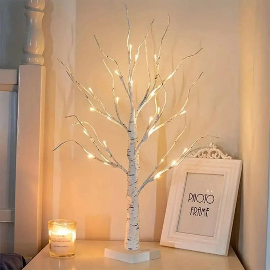 LED Birch Tree Lamp for Home Decor - Ideal for Various Celebrations and Occasions - Indoor Bedroom, Party, and Landscape Lighting - Home Fads 