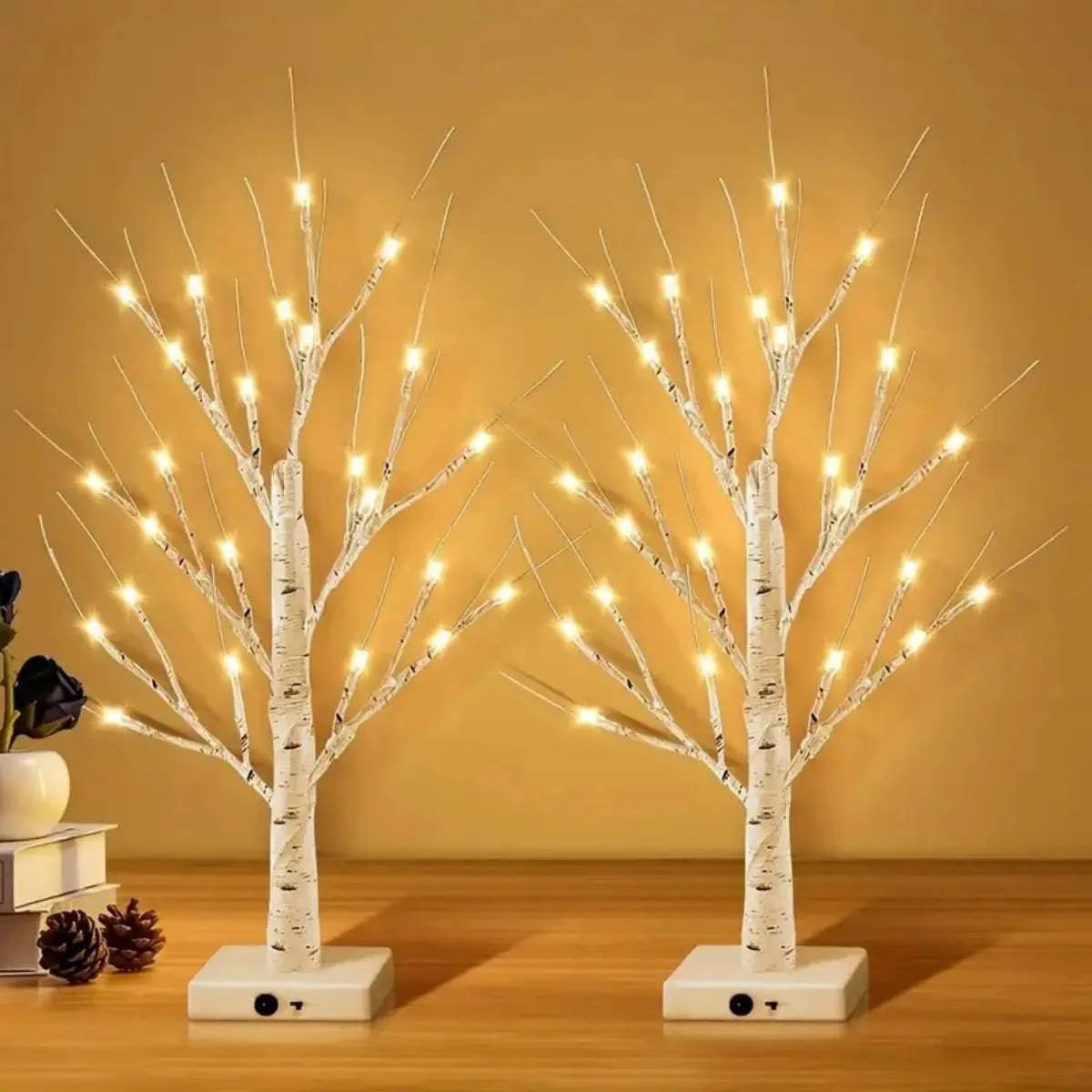 LED Birch Tree Lamp for Home Decor - Ideal for Various Celebrations and Occasions - Indoor Bedroom, Party, and Landscape Lighting - Home Fads 