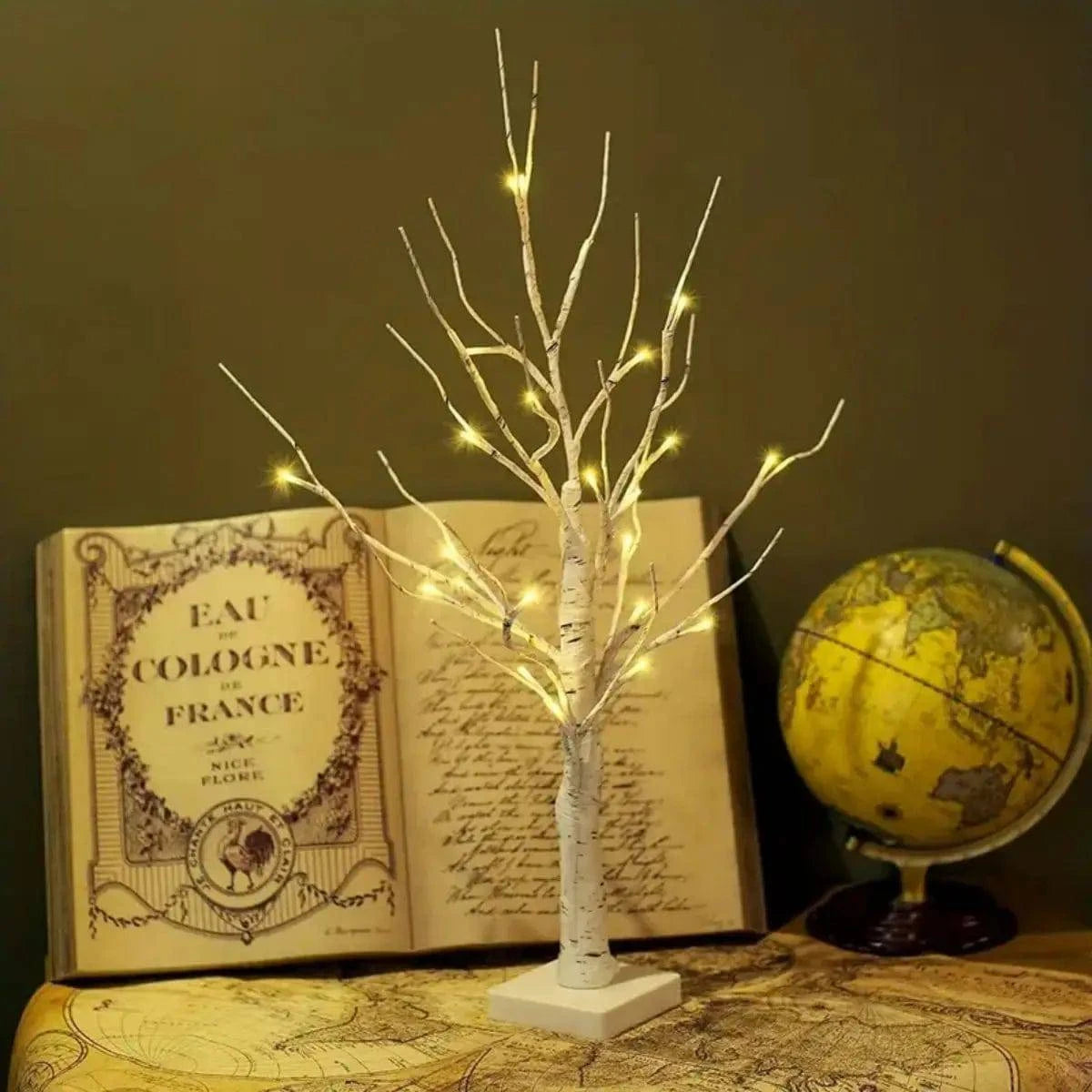 LED Birch Tree Lamp for Home Decor - Ideal for Various Celebrations and Occasions - Indoor Bedroom, Party, and Landscape Lighting - Home Fads 