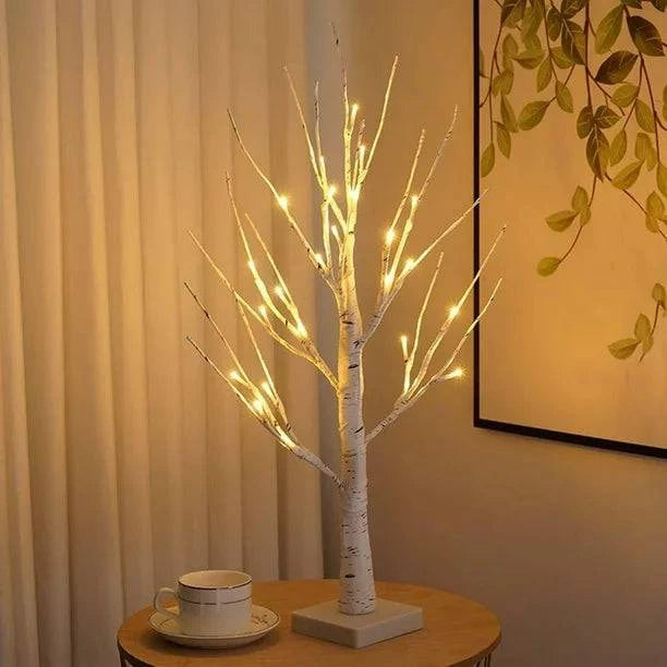 LED Birch Tree Lamp for Home Decor - Ideal for Various Celebrations and Occasions - Indoor Bedroom, Party, and Landscape Lighting - Home Fads 
