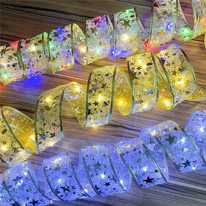 LED Ribbon Fairy Lights – Decorative String Lights for Home, Tree Ornaments, and DIY Projects – Perfect for Holiday and New Year Celebrations - Home Fads 