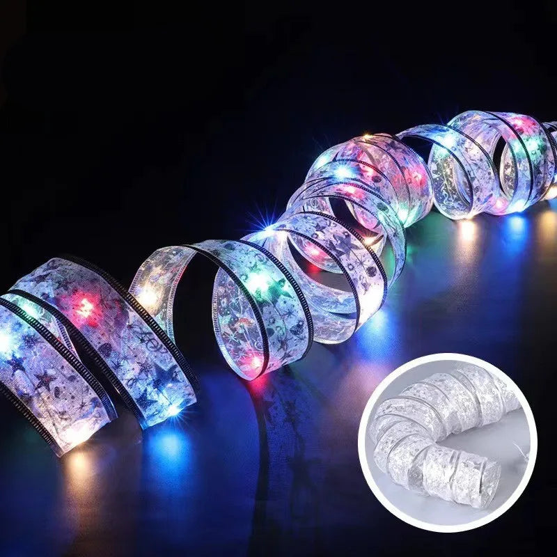 LED Ribbon Fairy Lights – Decorative String Lights for Home, Tree Ornaments, and DIY Projects – Perfect for Holiday and New Year Celebrations - Home Fads 