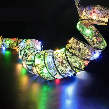 Guirlande lumineuse à ruban LED – Guirlande lumineuse décorative pour la maison, les décorations d’arbres et les projets de bricolage – Parfait pour les fêtes de fin d’année et le Nouvel An