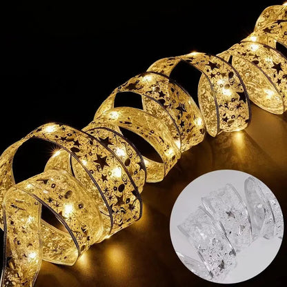 LED Ribbon Fairy Lights – Decorative String Lights for Home, Tree Ornaments, and DIY Projects – Perfect for Holiday and New Year Celebrations - Home Fads 