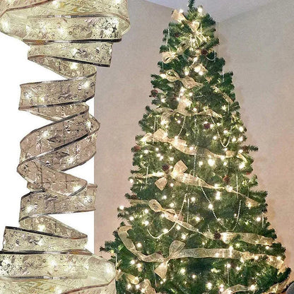 LED Ribbon Fairy Lights – Decorative String Lights for Home, Tree Ornaments, and DIY Projects – Perfect for Holiday and New Year Celebrations - Home Fads 