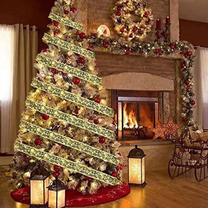 LED Ribbon Fairy Lights – Decorative String Lights for Home, Tree Ornaments, and DIY Projects – Perfect for Holiday and New Year Celebrations - Home Fads 