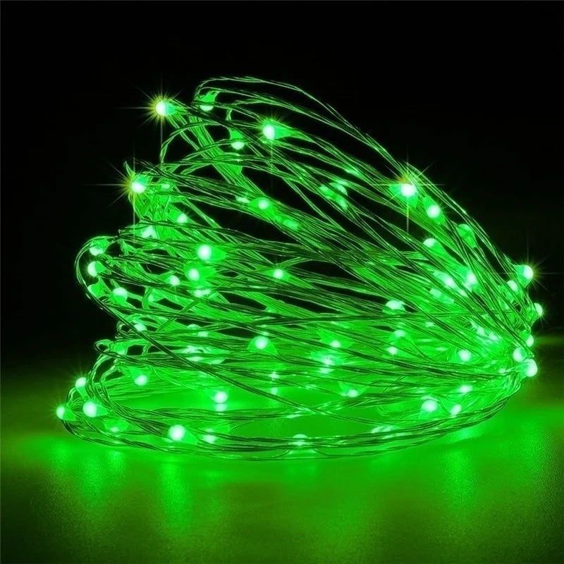 LED String Lights – USB/Battery Powered Copper/Silver Wire – Waterproof Fairy Lights for Holidays, Weddings & Parties (1M, 2M, 3M, 5M, 10M, 20M) - Home Fads 