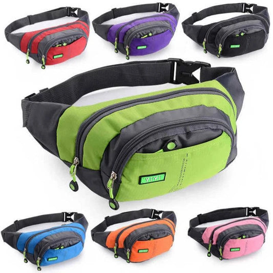 Large Capacity Waterproof Travel Waist Bag for Men and Women - Outdoor Sports Shoulder Belt Bag - Home Fads 