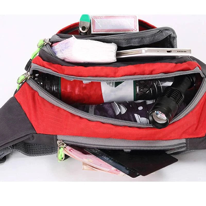 Large Capacity Waterproof Travel Waist Bag for Men and Women - Outdoor Sports Shoulder Belt Bag - Home Fads 