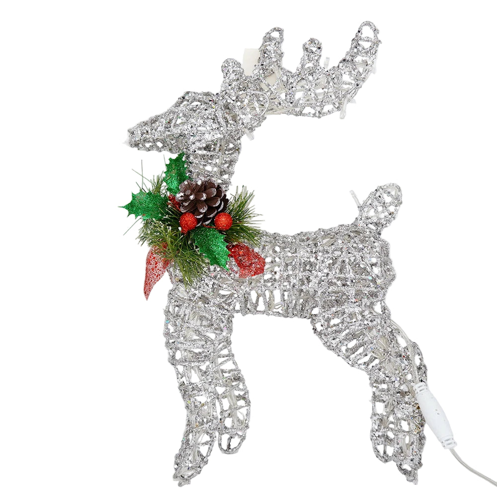 Large LED Reindeer Holiday Decoration – Bright Outdoor Decor Light for Seasonal Celebrations, Great Gift for Friends, Family, or Colleagues - Home Fads 