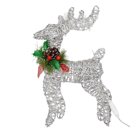 Large LED Reindeer Holiday Decoration – Bright Outdoor Decor Light for Seasonal Celebrations, Great Gift for Friends, Family, or Colleagues - Home Fads 