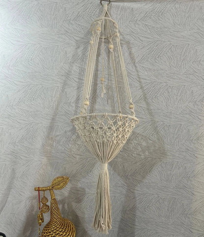 Large Macrame Cat Hammock - Handwoven Hanging Swing Bed for Cats and Small Dogs - Premium Cotton Pet Accessories - Home Fads 