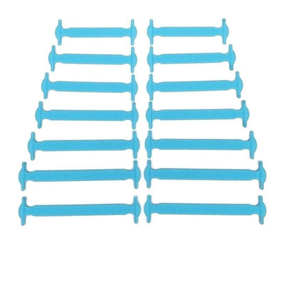 Lazy Silicone No-Tie Elastic Shoelaces for Kids (12-Pack) and Adults (14-Pack) - Quick and Easy Lacing for Sneakers - Home Fads 
