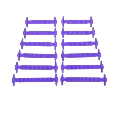 Lazy Silicone No-Tie Elastic Shoelaces for Kids (12-Pack) and Adults (14-Pack) - Quick and Easy Lacing for Sneakers - Home Fads 