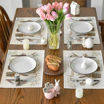 Linen Table Runner – Spring Dining Decor for 180cm Tables – Elegant Seasonal Design - Home Fads 
