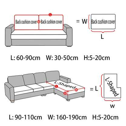 Luxurious Jacquard Sofa Seat Cushion Slipcover - Waterproof, Washable, and Pet-Friendly - Home Fads 