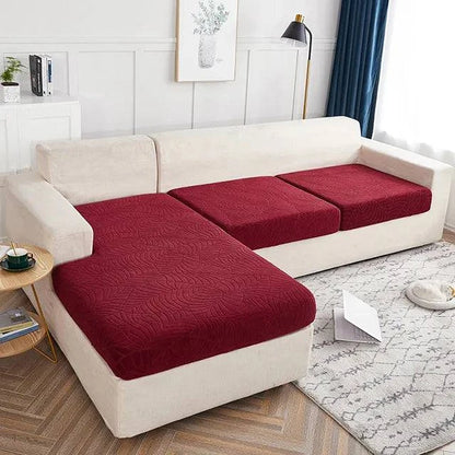 Luxurious Jacquard Sofa Seat Cushion Slipcover - Waterproof, Washable, and Pet-Friendly - Home Fads 