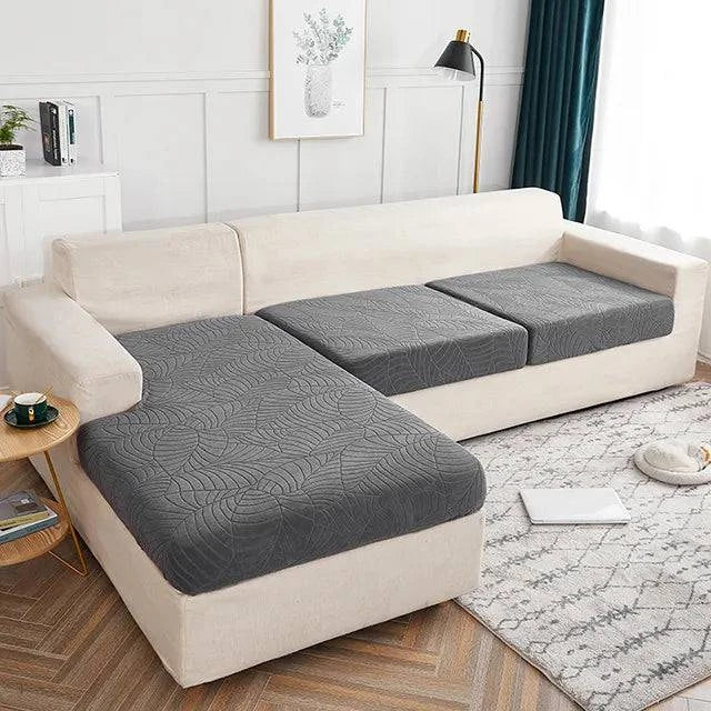 Luxurious Jacquard Sofa Seat Cushion Slipcover - Waterproof, Washable, and Pet-Friendly - Home Fads 