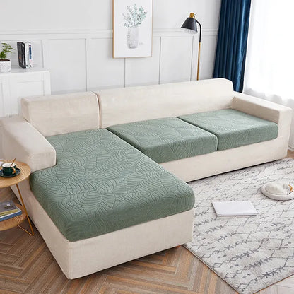 Luxurious Jacquard Sofa Seat Cushion Slipcover - Waterproof, Washable, and Pet-Friendly - Home Fads 