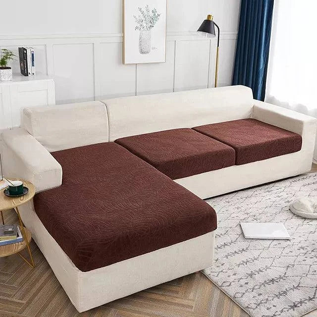 Luxurious Jacquard Sofa Seat Cushion Slipcover - Waterproof, Washable, and Pet-Friendly - Home Fads 