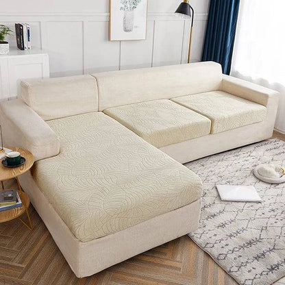 Luxurious Jacquard Sofa Seat Cushion Slipcover - Waterproof, Washable, and Pet-Friendly - Home Fads 