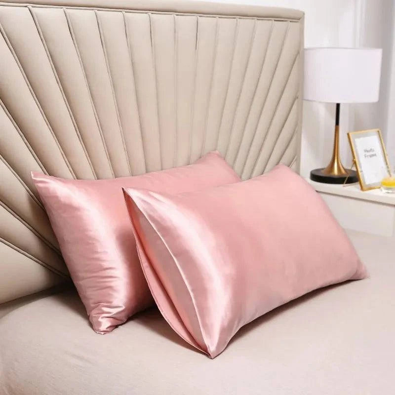 Luxurious Silky Satin Pillowcase – Hair Loss Prevention, Skin Wrinkle Reduction, Elegant Home Decor – 51cm x 66cm / 51cm x 76cm – One Piece - Home Fads 